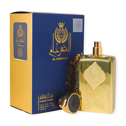 Lattafa Al Dirgham Limited Edition EDP 100ML - Premium Arabic Perfume for Men | Mafzone