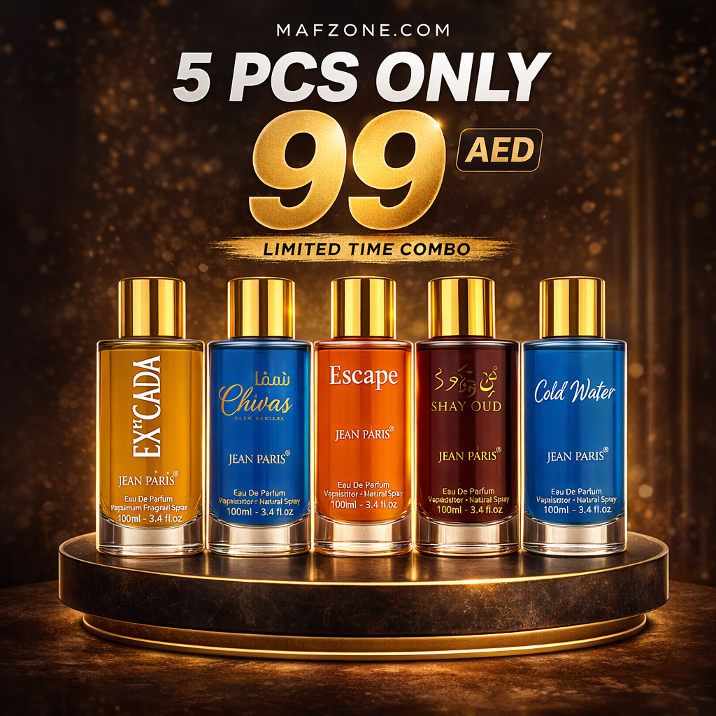 Jean Paris 5 PCS Combo Offer – 100ML Each | Only AED 99 (Instead of AED 200)