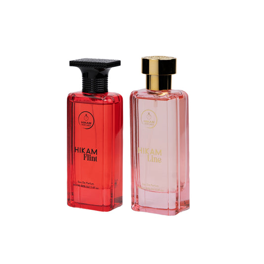 HIKAM FLINT + LINE Combo | 80 ml × 2 Premium Perfumes