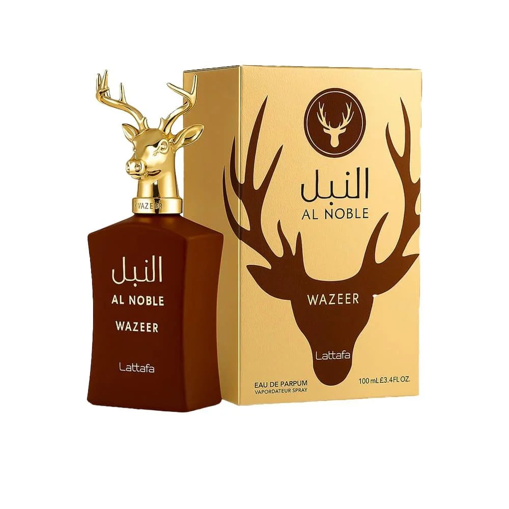 Lattafa Al Noble Wazeer EDP 100ML - Premium Arabic Perfume for Men | Mafzone