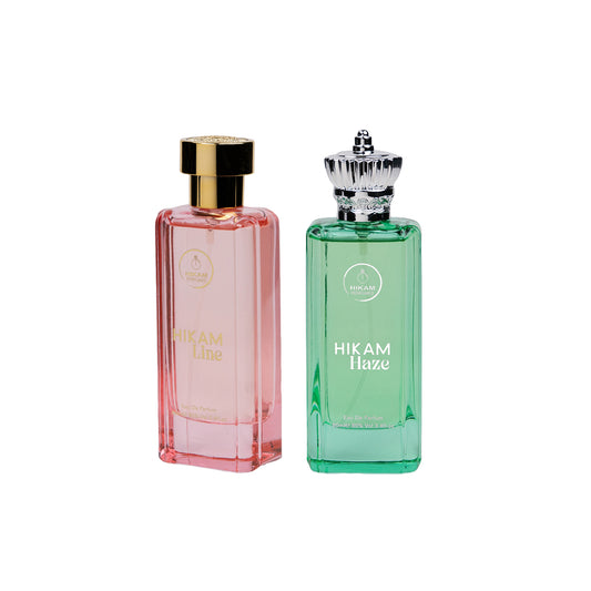 HIKAM LINE + HAZE Combo Perfume | 2 × 80 ml Long-Lasting Fragrance