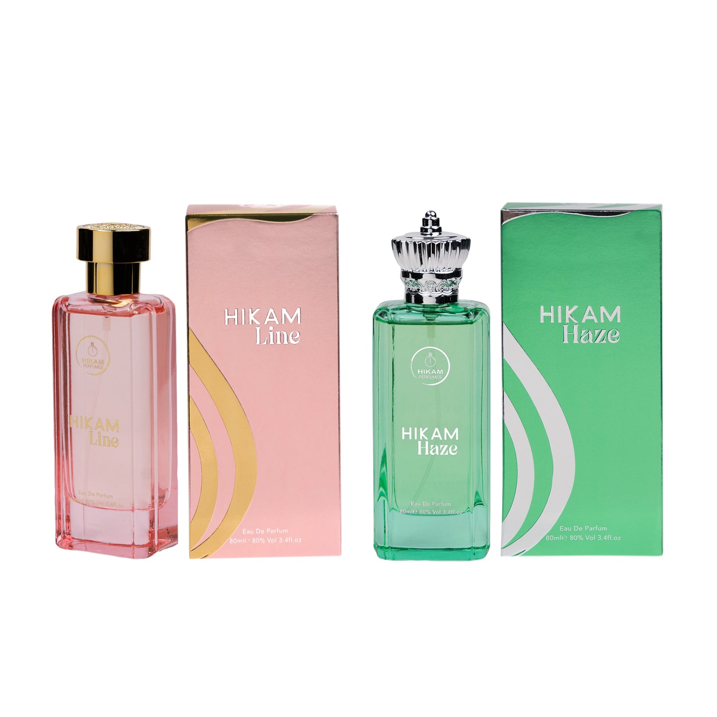 HIKAM LINE + HAZE Combo Perfume | 2 × 80 ml Long-Lasting Fragrance
