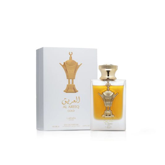 Lattafa Al Areeq Gold EDP 100ML - Luxury Arabic Perfume for Men | Mafzone